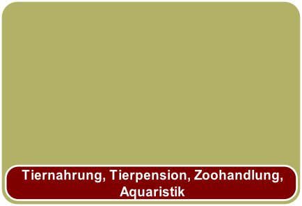 Tiernahrung, Tierpension, Zoohandlung,
Aquaristik
